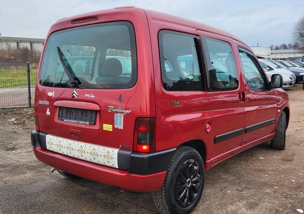 Citroen Berlingo cena 9300 przebieg: 272000, rok produkcji 2004 z Michałowo małe 301